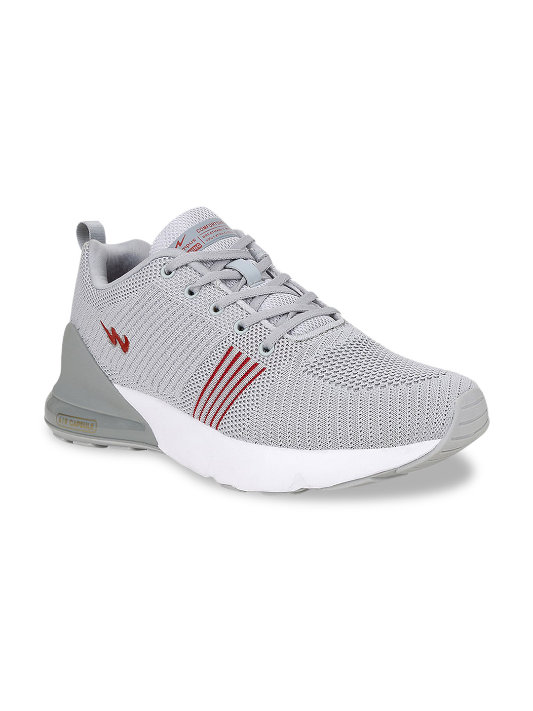 Campus Men ZURIK PRO Grey Mesh Running Shoes