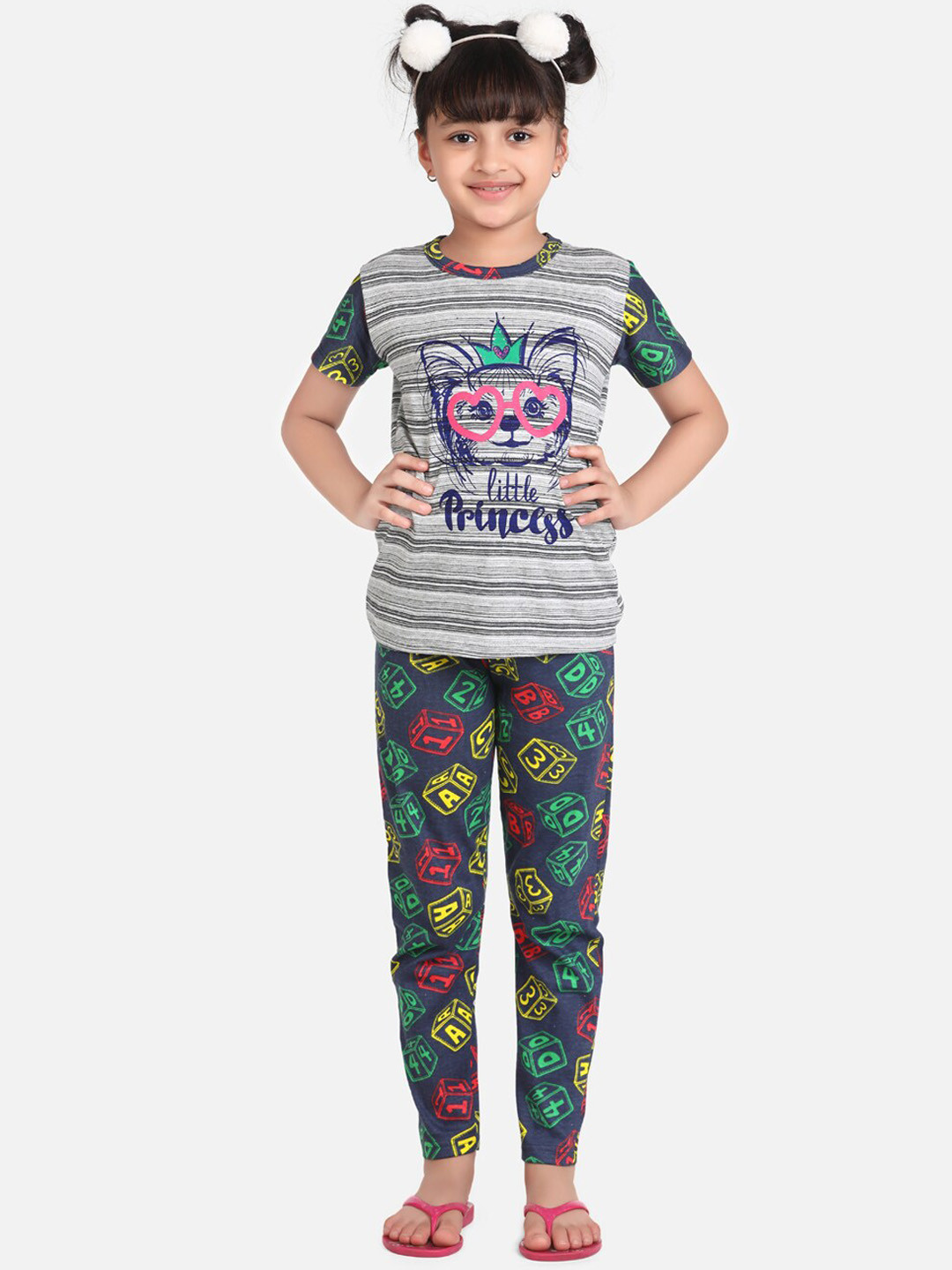 StyleStone Girls Grey Graphic
