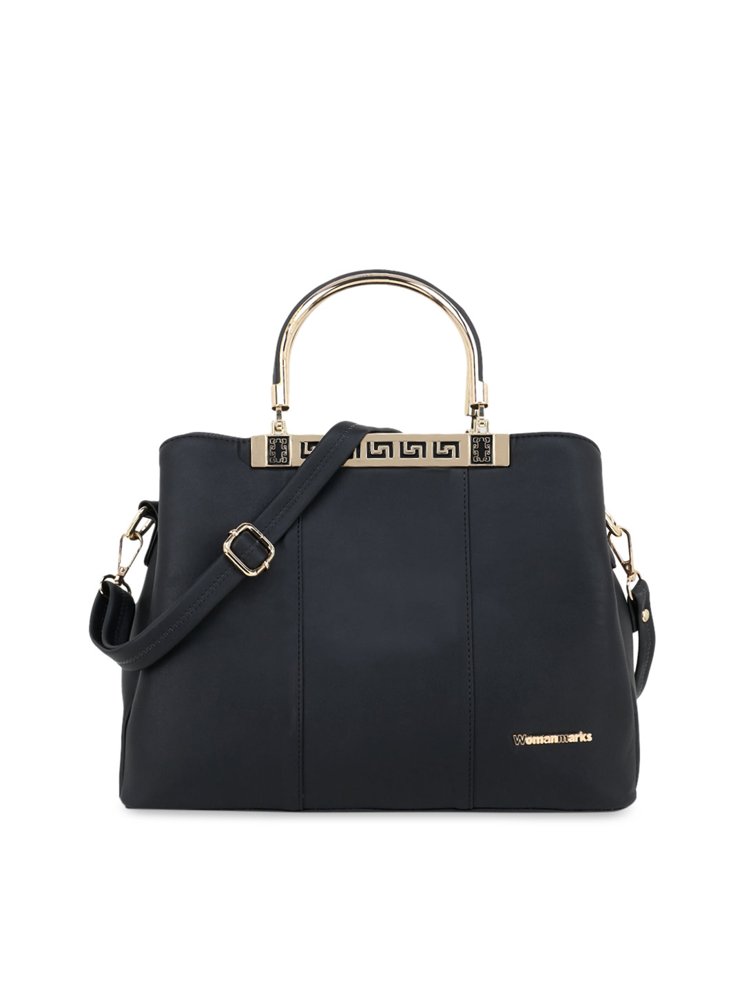 WOMEN MARKS Black Solid Handheld Bag