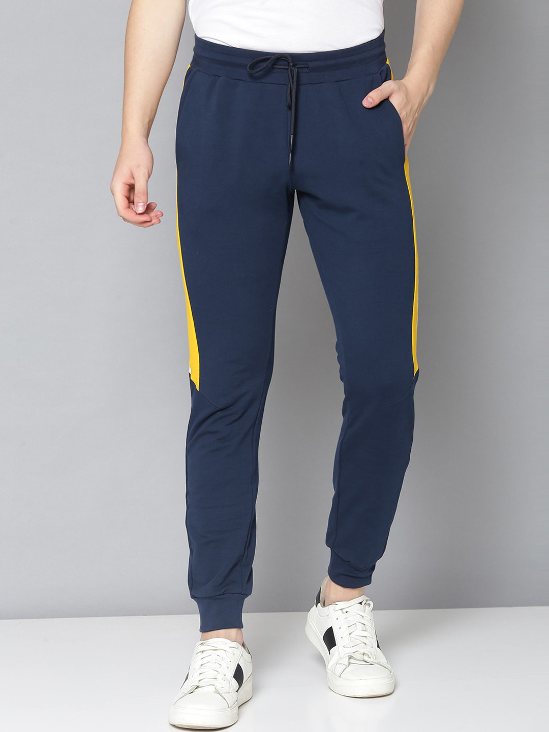 Antony Morato Men Blue Solid Slim-Fit Joggers