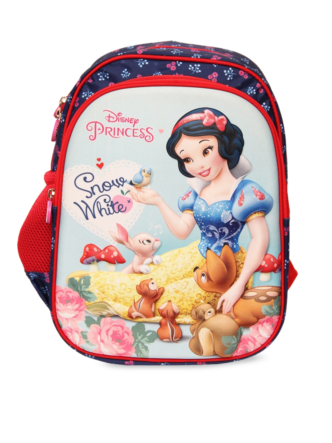 Disney Girls Pink & Blue Graphic Backpack
