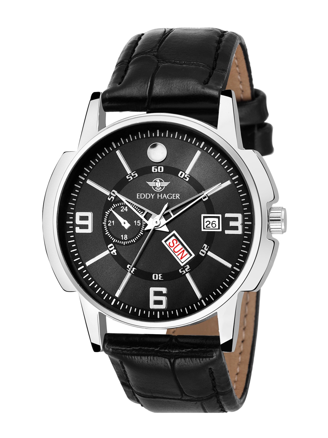 Buy EDDY HAGER Men Black Analogue Watch Eddy hager 114 Black Watches for Men 13865814 Myntra