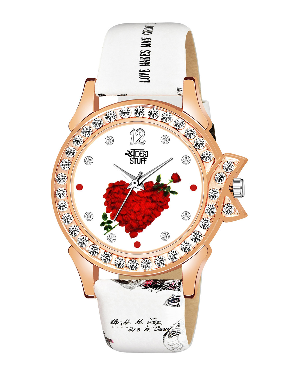 SWADESI STUFF Girls Gold-Toned Analogue Watch SDS 271