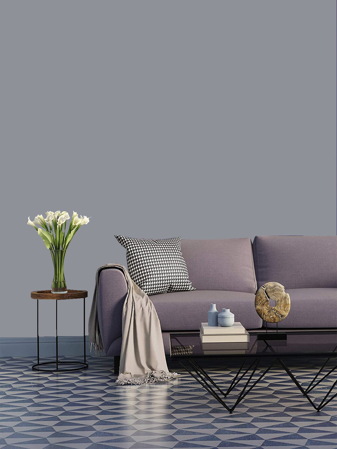 Jaamso Royals Vinyl Matte Sticking Hall Wallpaper-23.6In
