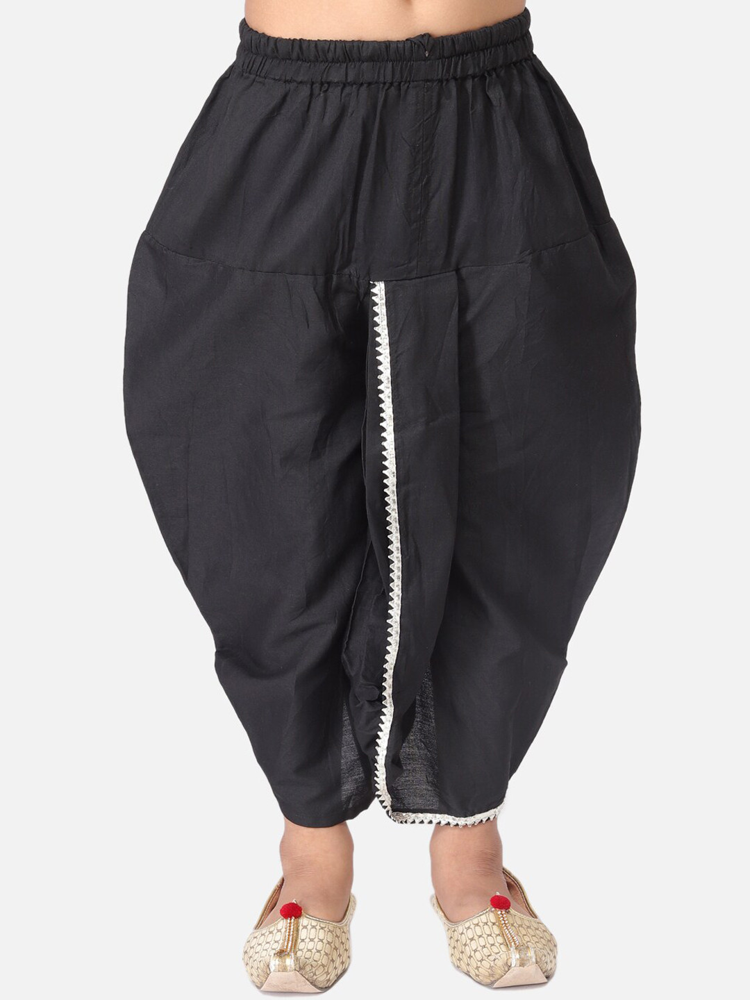 TABARD Boys Black Solid Dhoti
