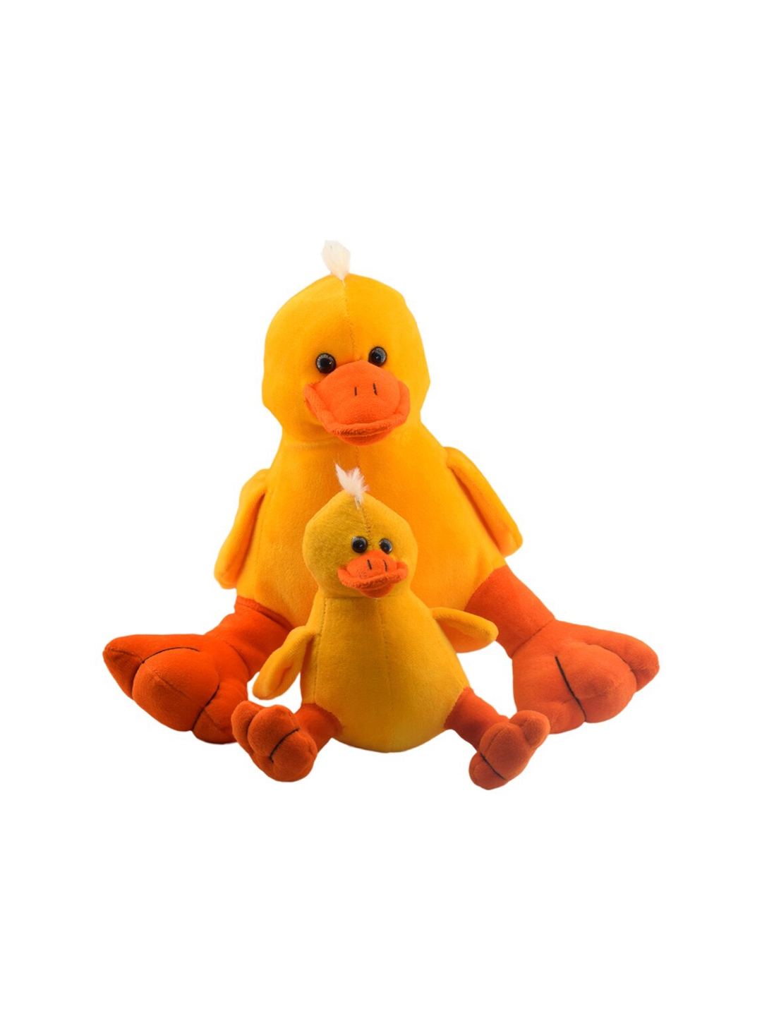 Ultra Kids Set Of 2 Yellow Orange Ducks Soft Toy