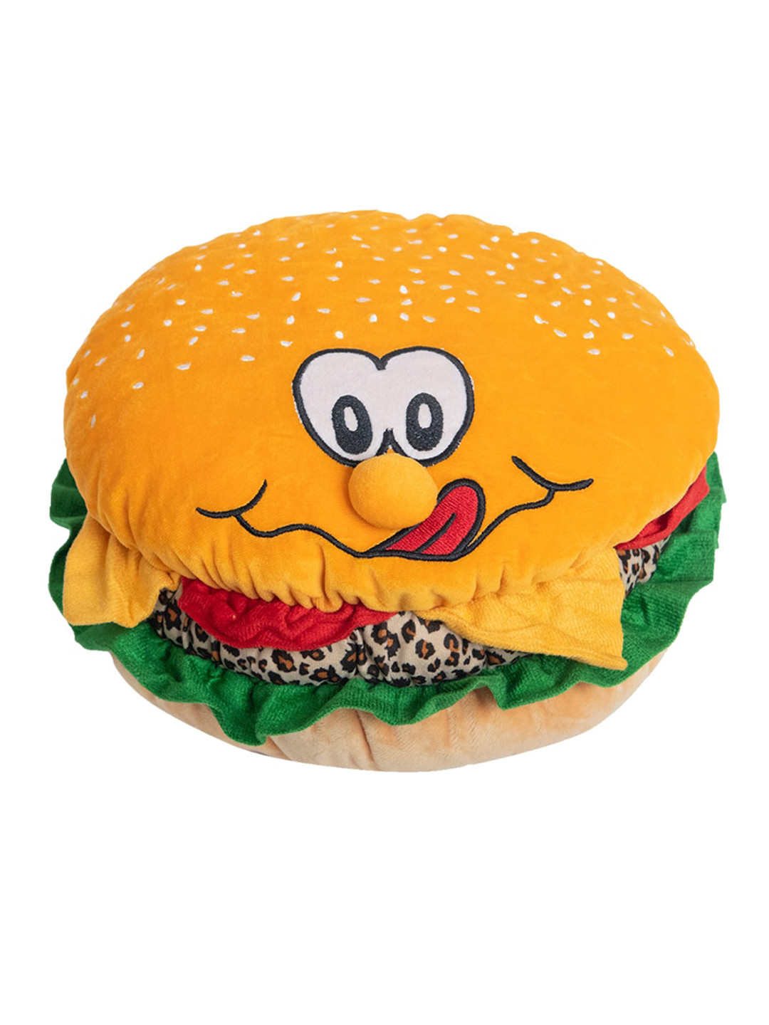 Ultra Kids Brown & Green Hamburger Plush Soft Toy