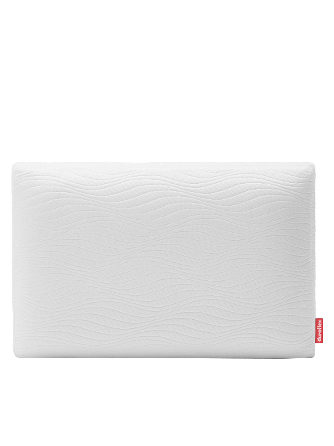 Durofle x Orthopedic White Solid Polyester Adjustable Medium Memory Foam Orthopedic Pillow-11.4 x 40.6 x 63.5 cm