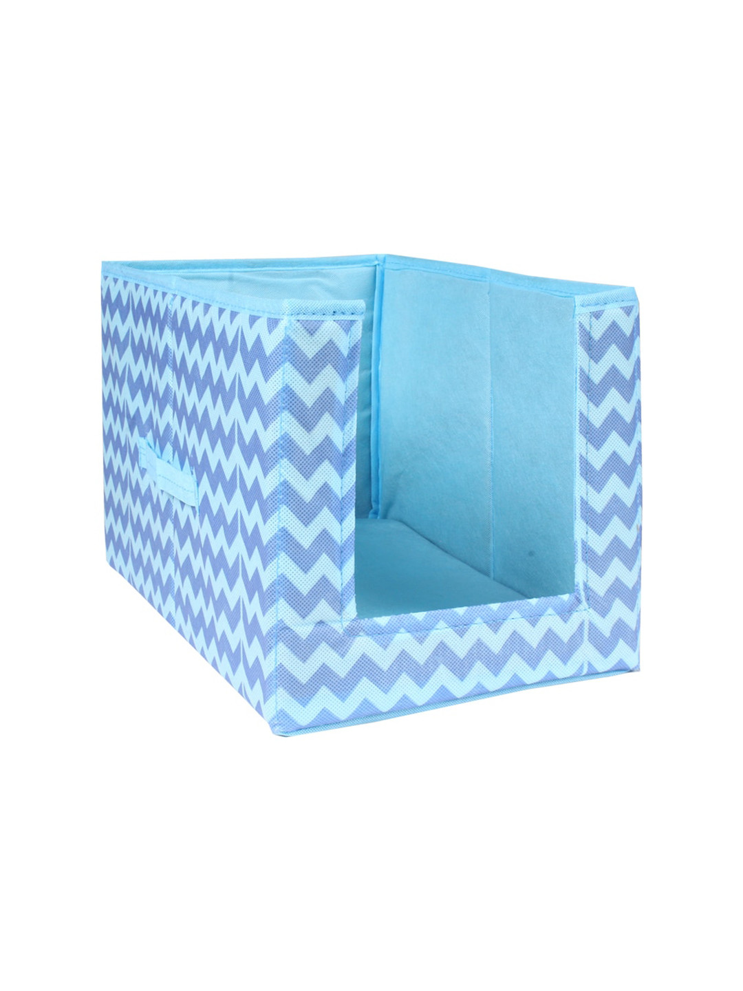 prettykrafts Blue Printed Shirt Stacker Closet Organizer