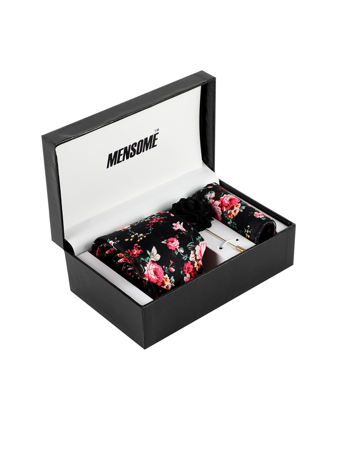 MENSOME Men Black & Pink Accessory Gift Set