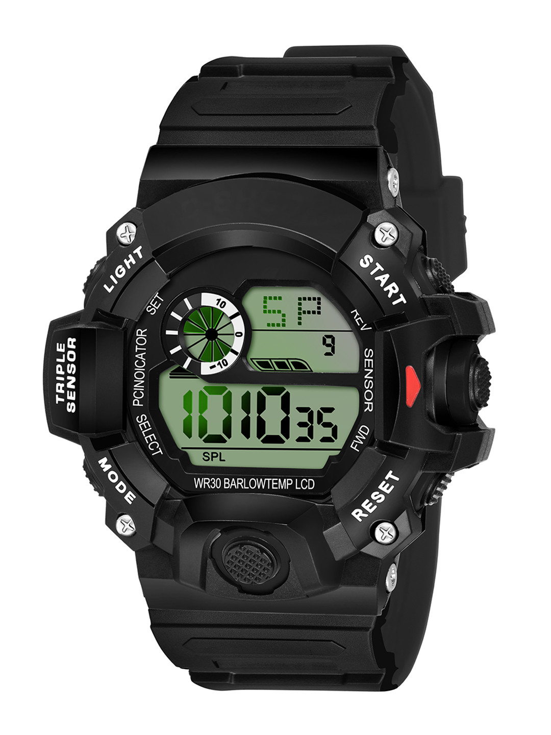 SWADESI STUFF Unisex Kids Black Digital Watch