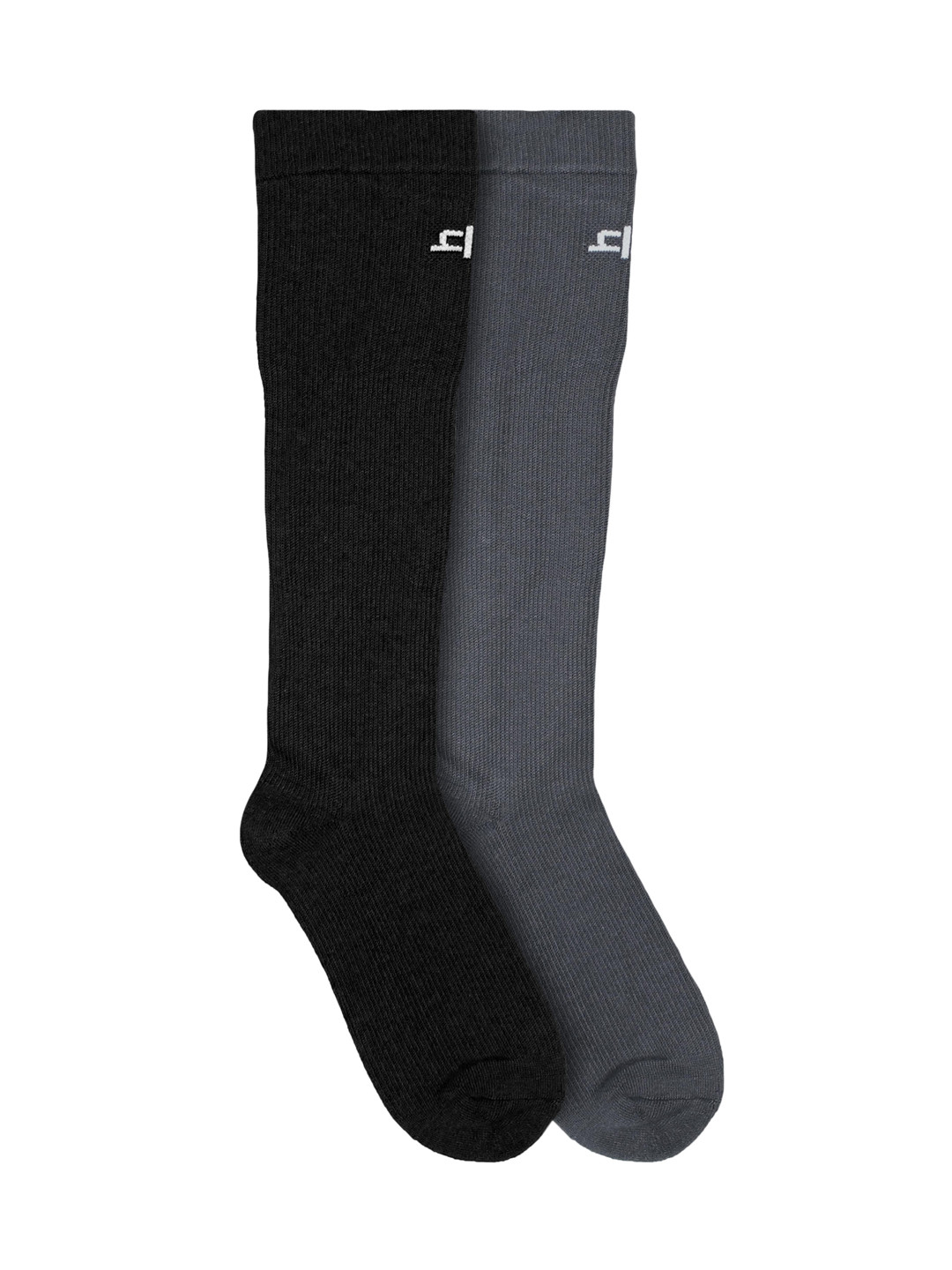 Heelium Pack Of 2 Solid Knee-Length Anti-Odour Compression Socks