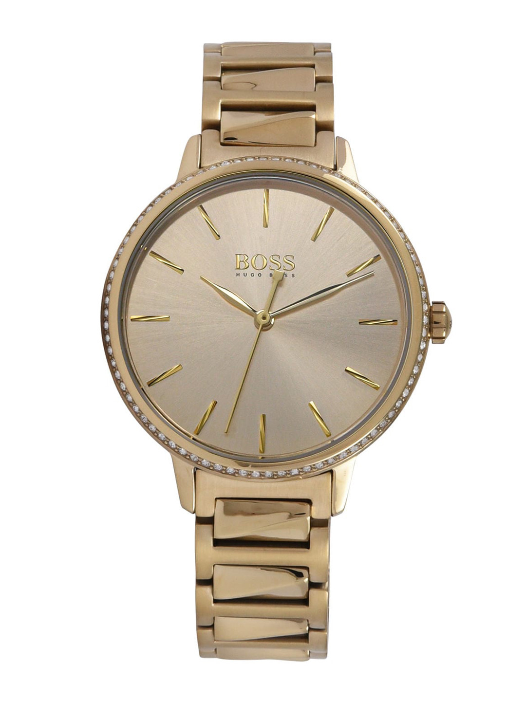 Hugo Boss Women Yellow Analogue Watch 1502541