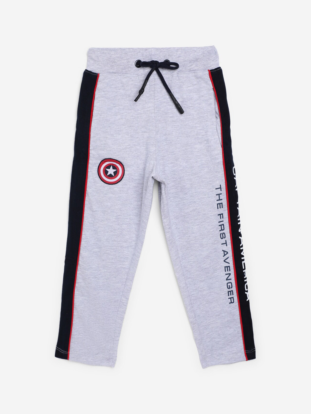 Octave Boys Grey Solid Track Pants