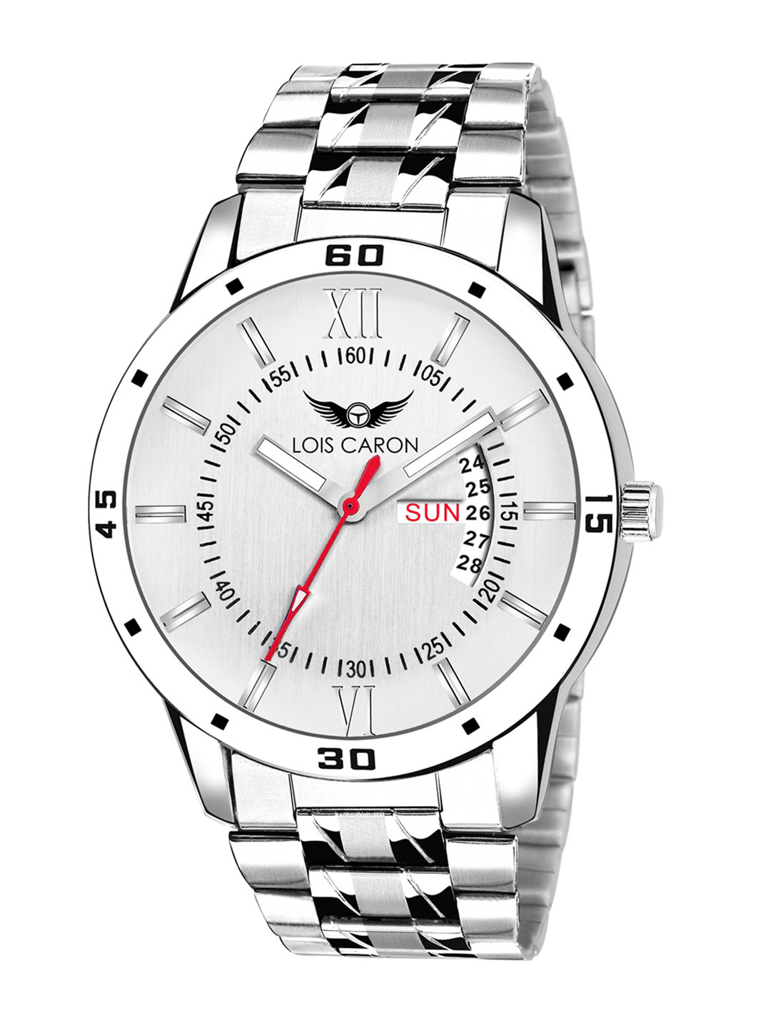 LOIS CARON Men White Analogue Watch
