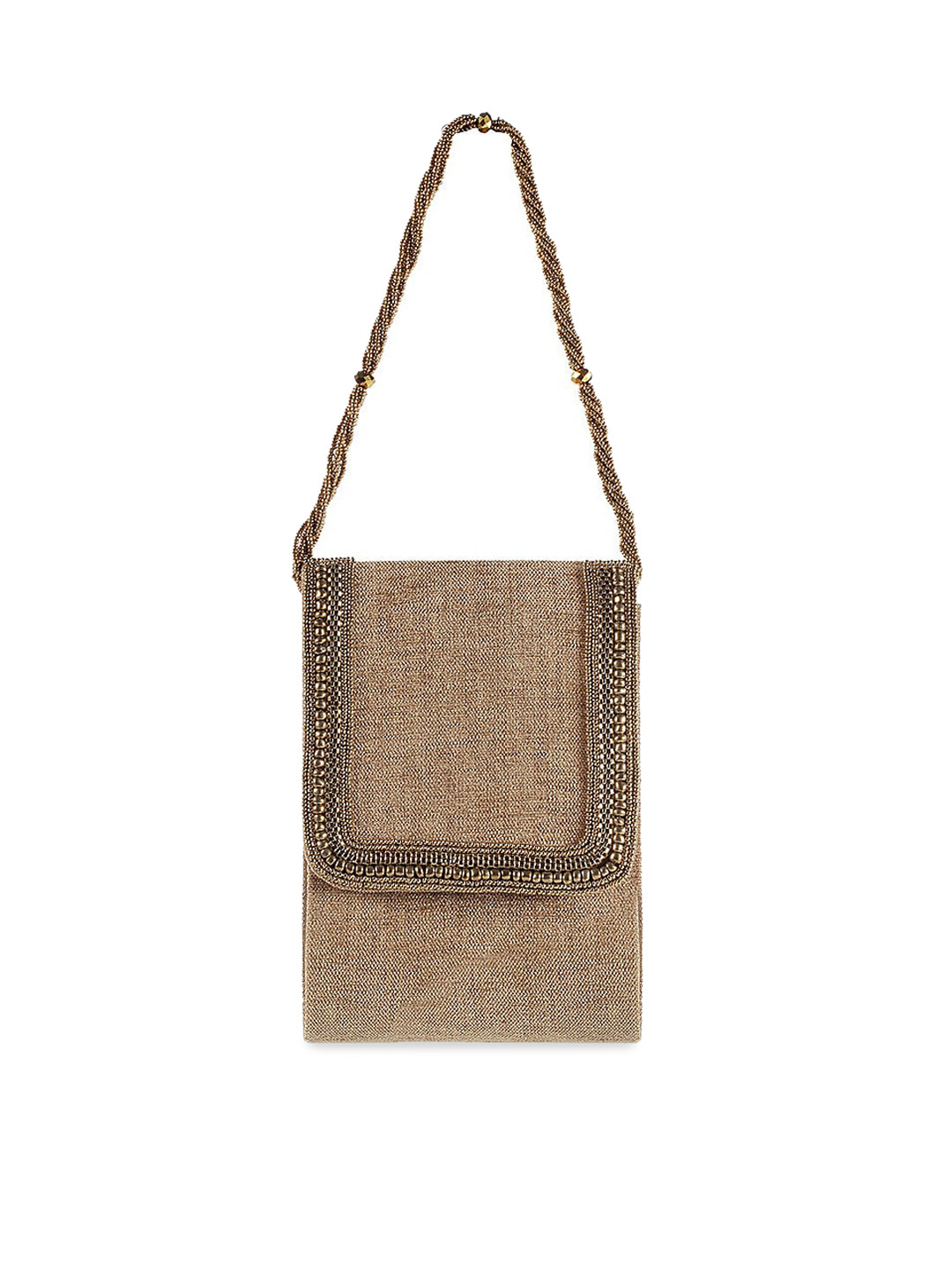 Mochi Gold-Toned Embellished Clutch