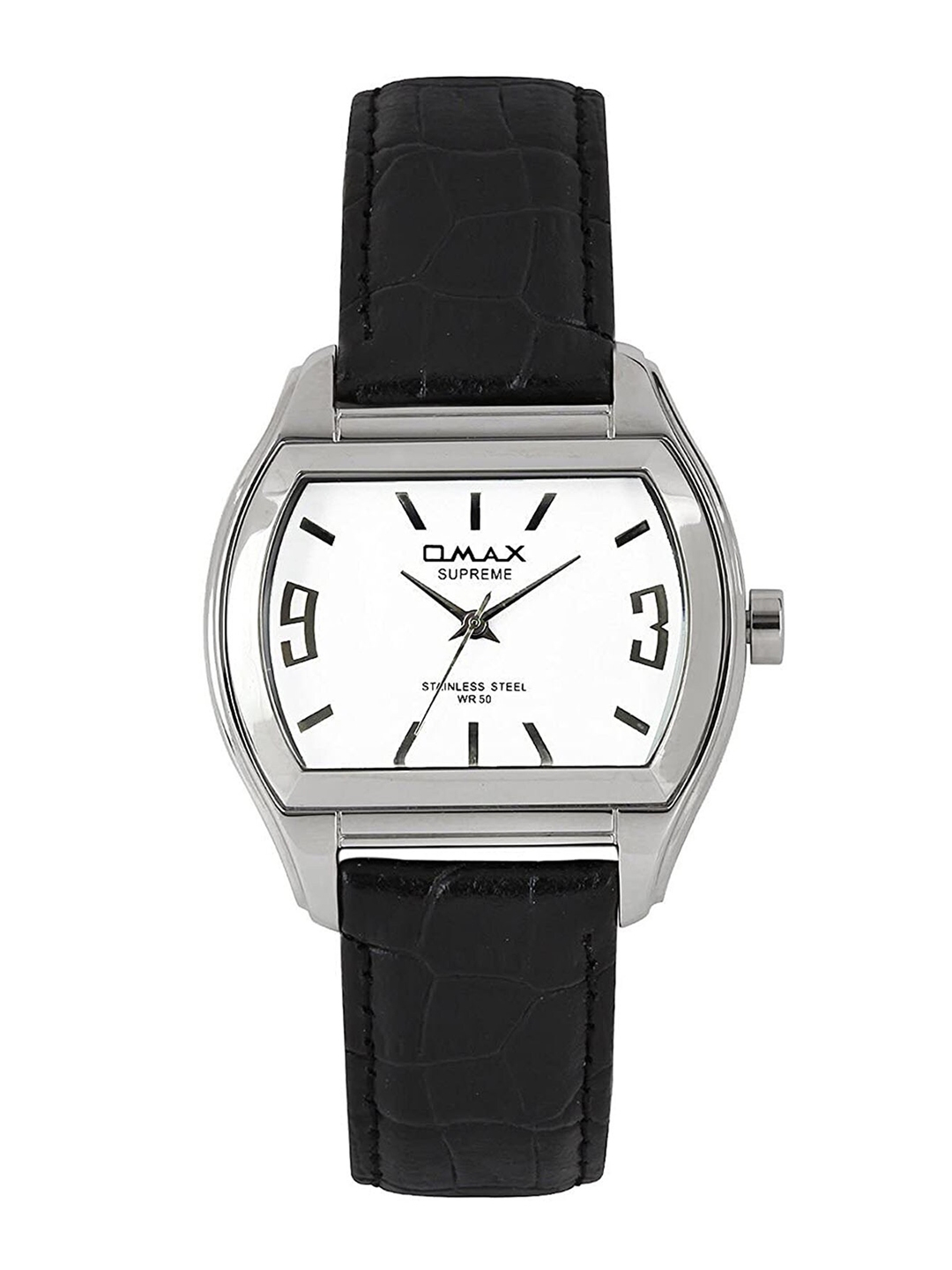 Omax Men White Analogue Watch SS304
