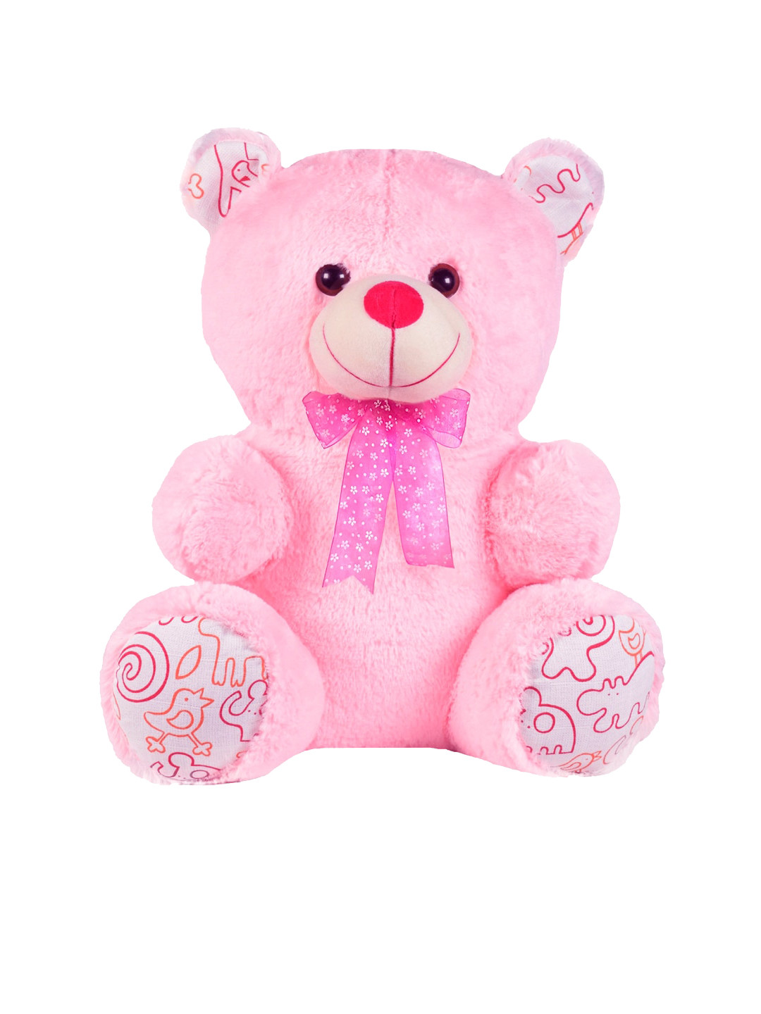 Ultra Kids Pink & White Teddy Bear Soft Toy
