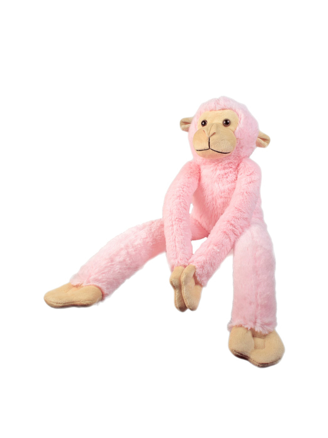 Ultra Kids Pink & Beige Hanging Long Monkey Stuffed Plush Soft Toy