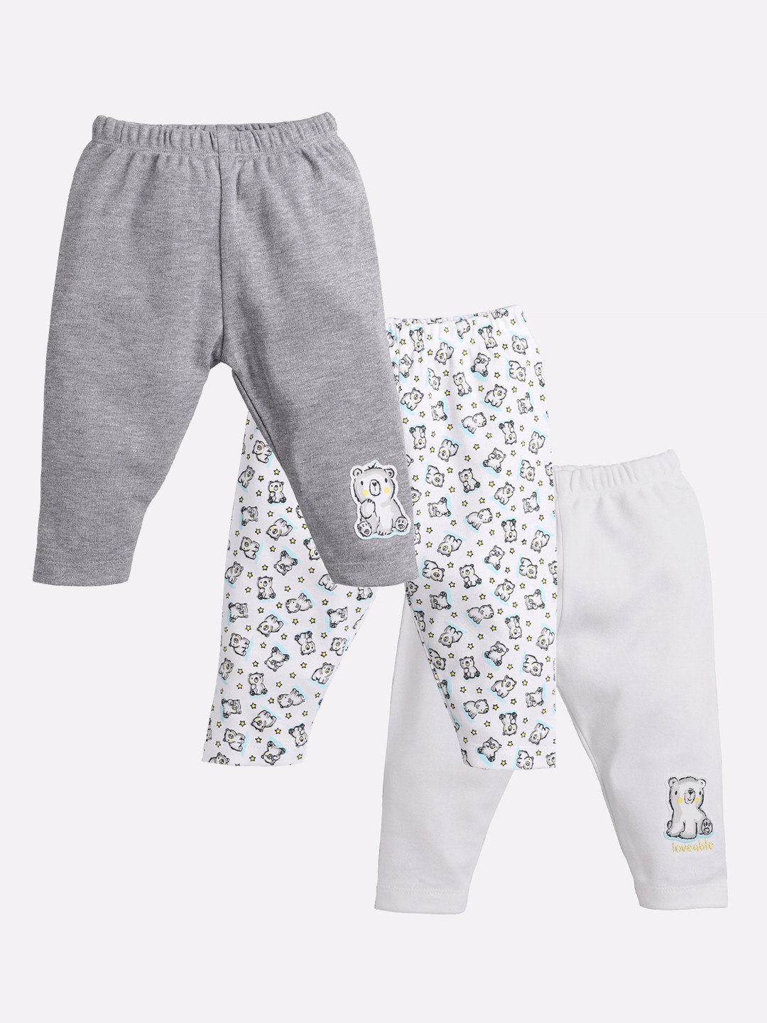 BABY GO Infant Kids Pack Of 3 Lounge Pants