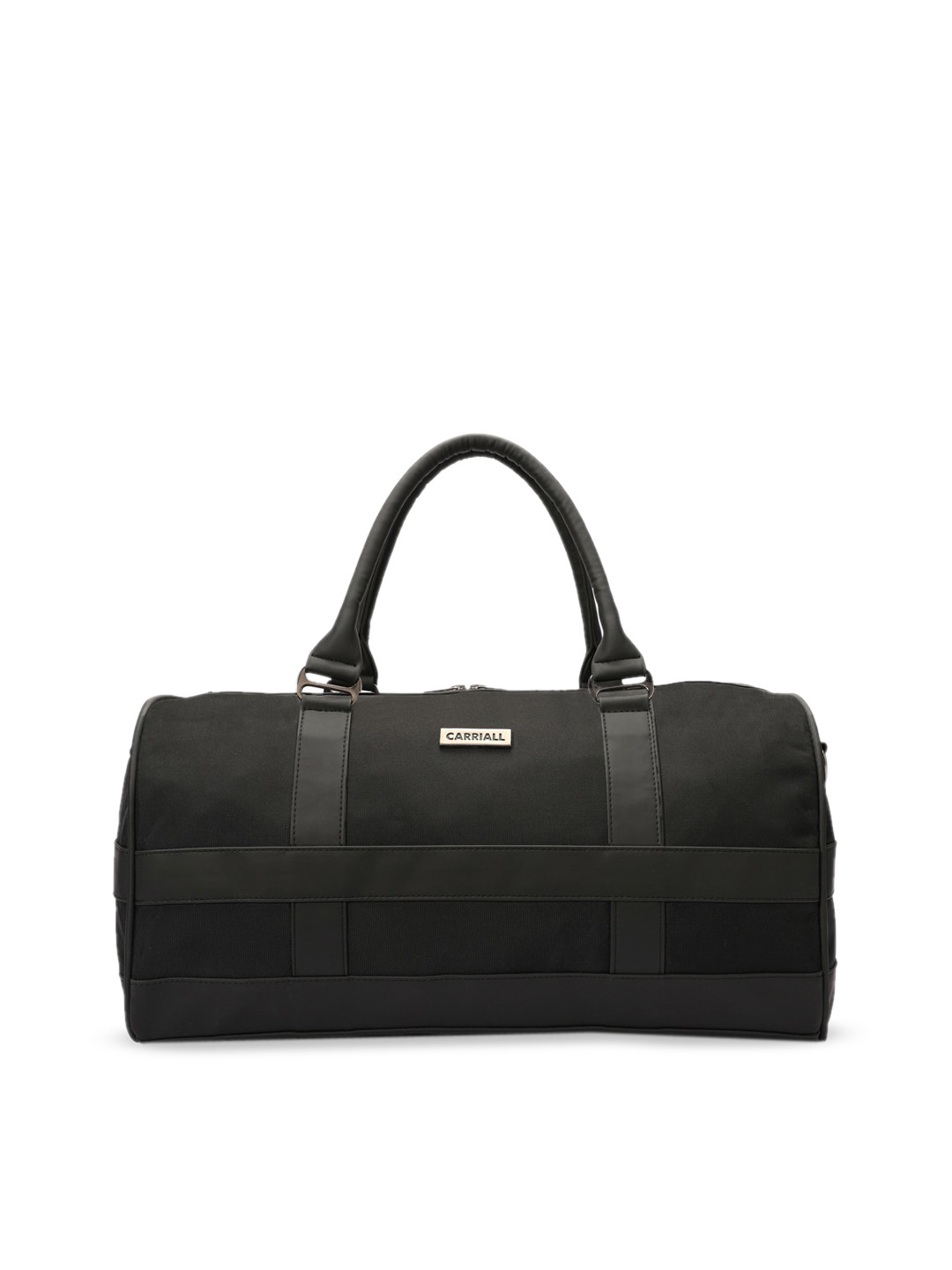 CARRIALL Unisex Black Solid Small Duffle Bag