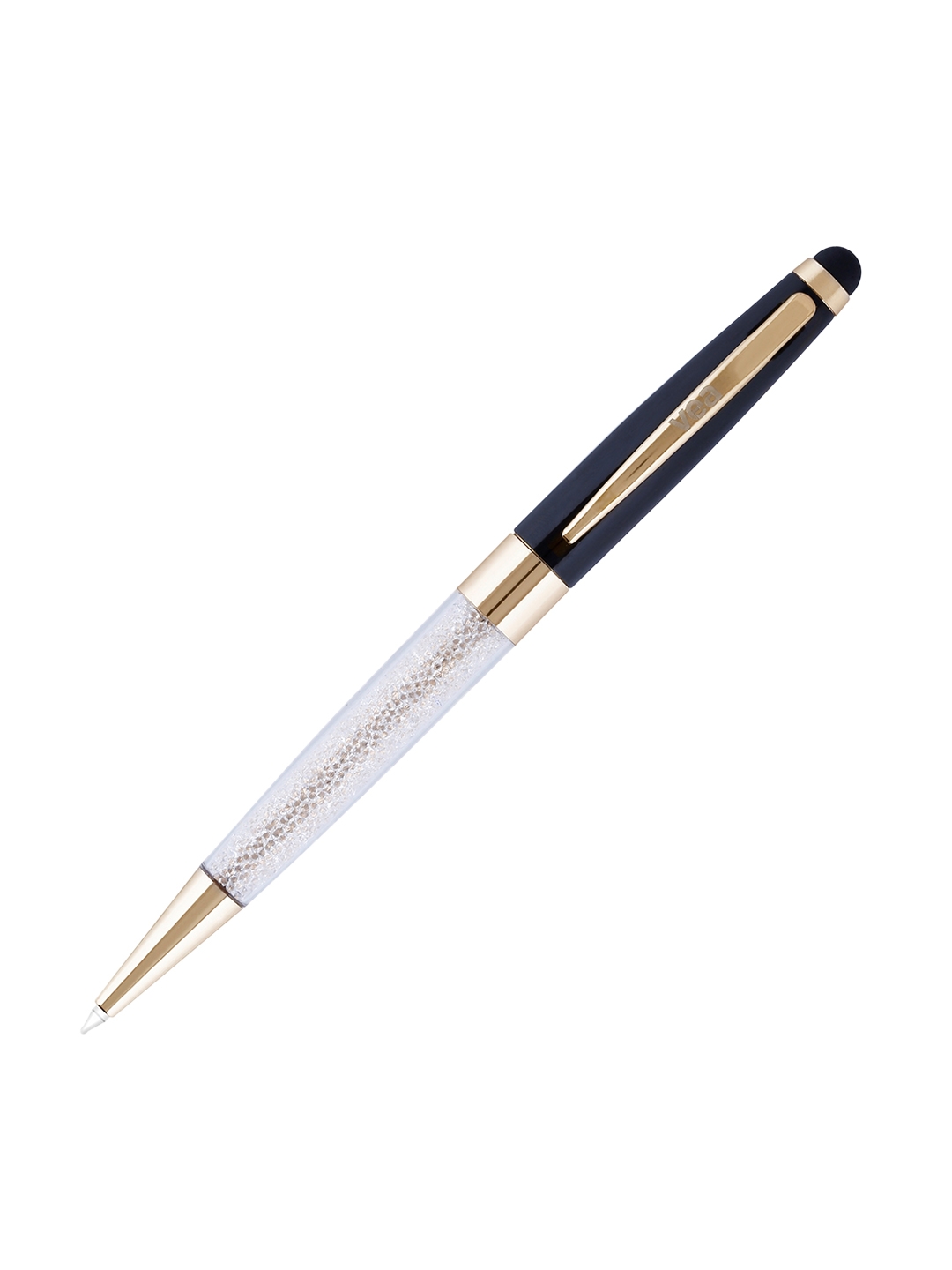 VEA Black   White Touch Stylus Crystal Shinning Ballpoint Pen