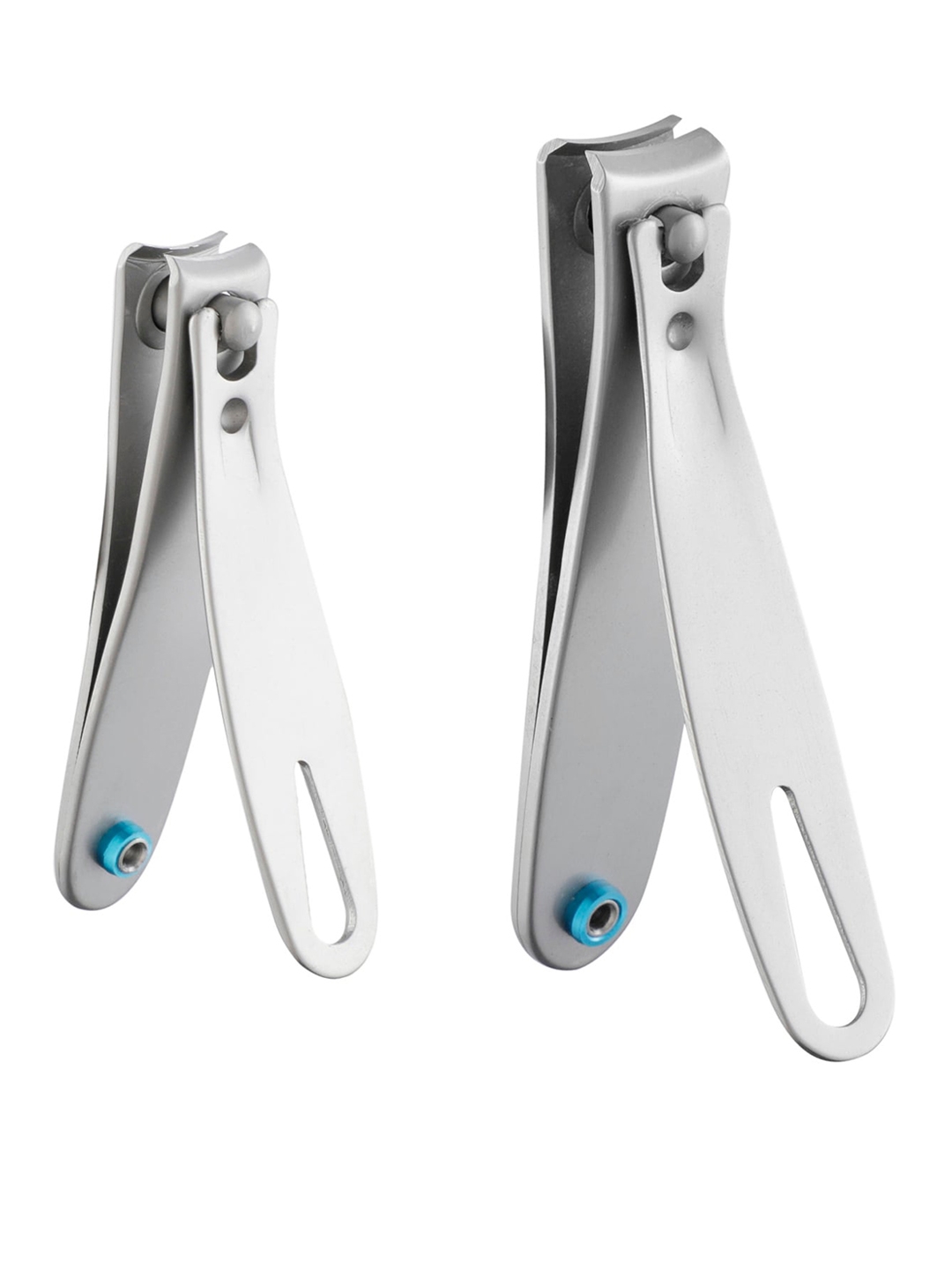 Beaute Secrets Silver Toned Nail Cutter Clippers With Curved Nail Filer