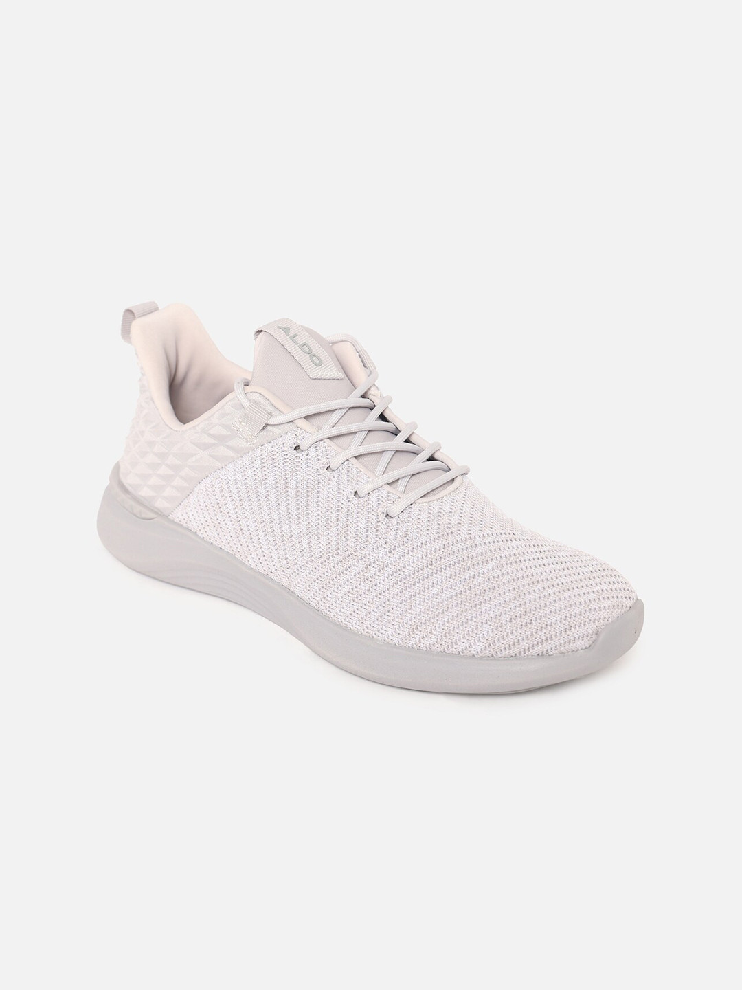 ALDO Women White Woven Design Sneakers Casual Shoes