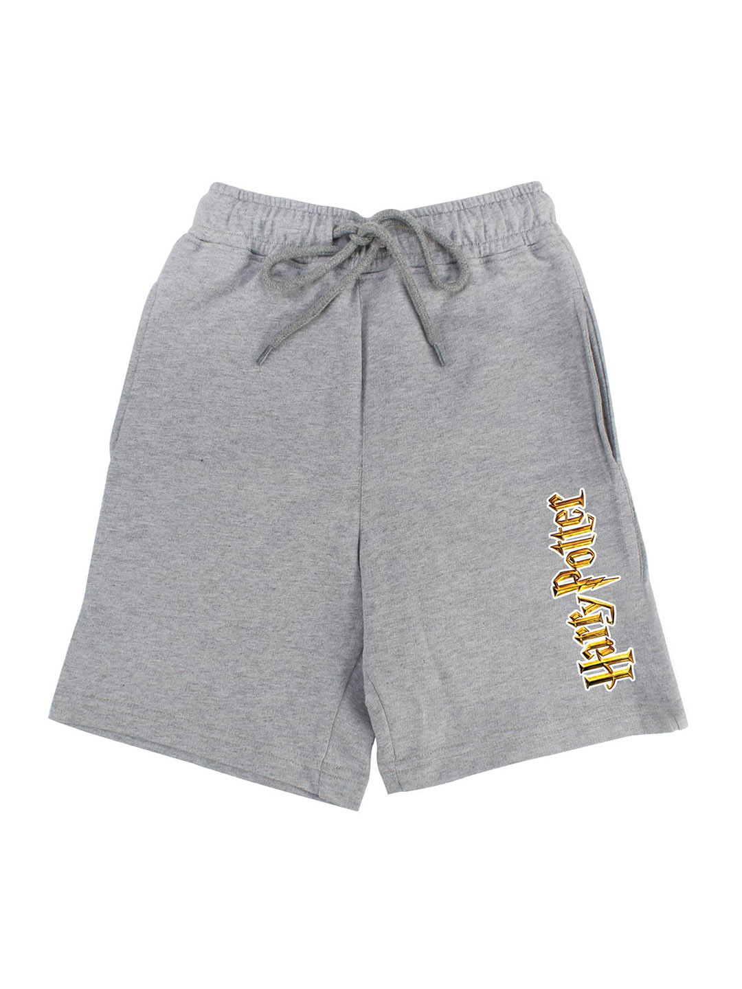 Harry Potter Boys Grey Printed Regular Fit Regular Shorts
