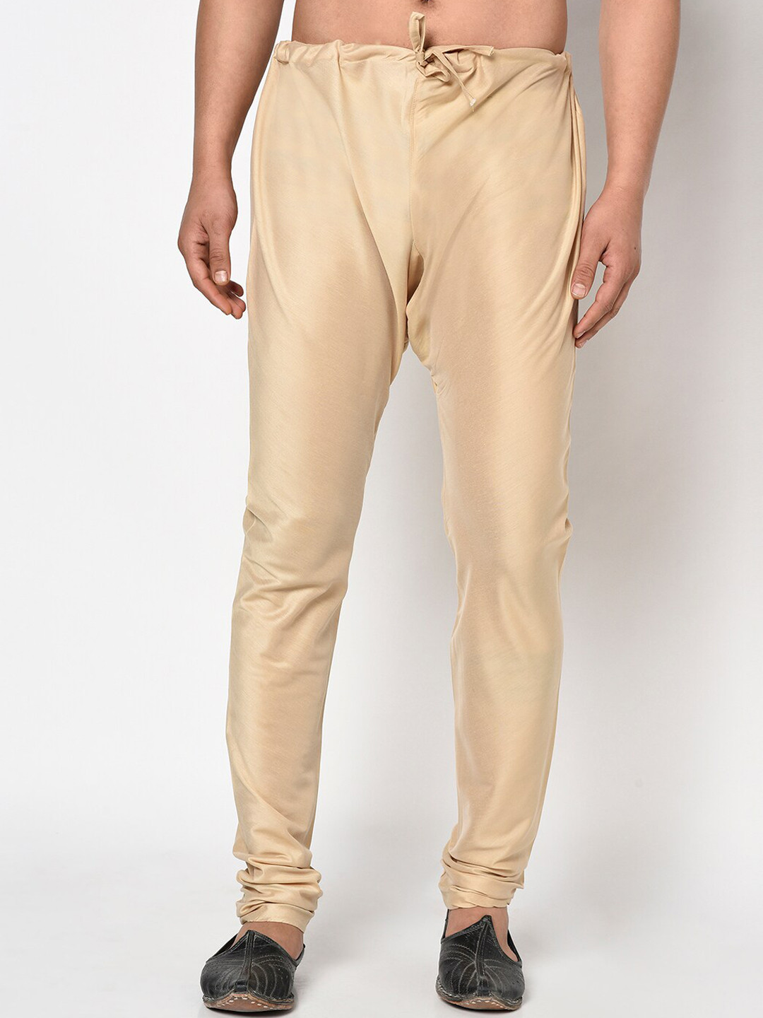 TABARD Men Beige Solid Slim-Fit Churidar