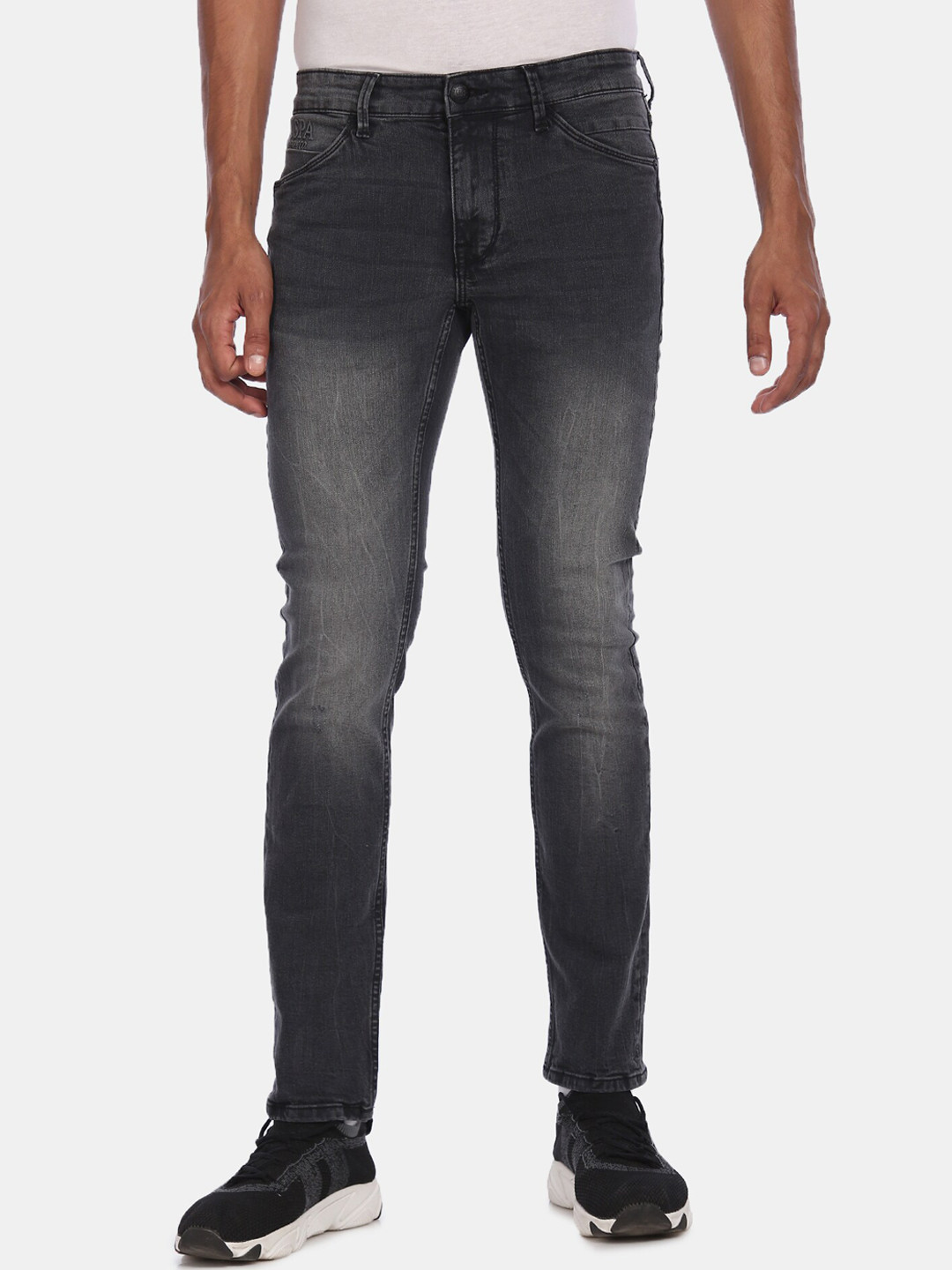 U.S. Polo Assn. Denim Co. Men Black Slim Fit Jeans