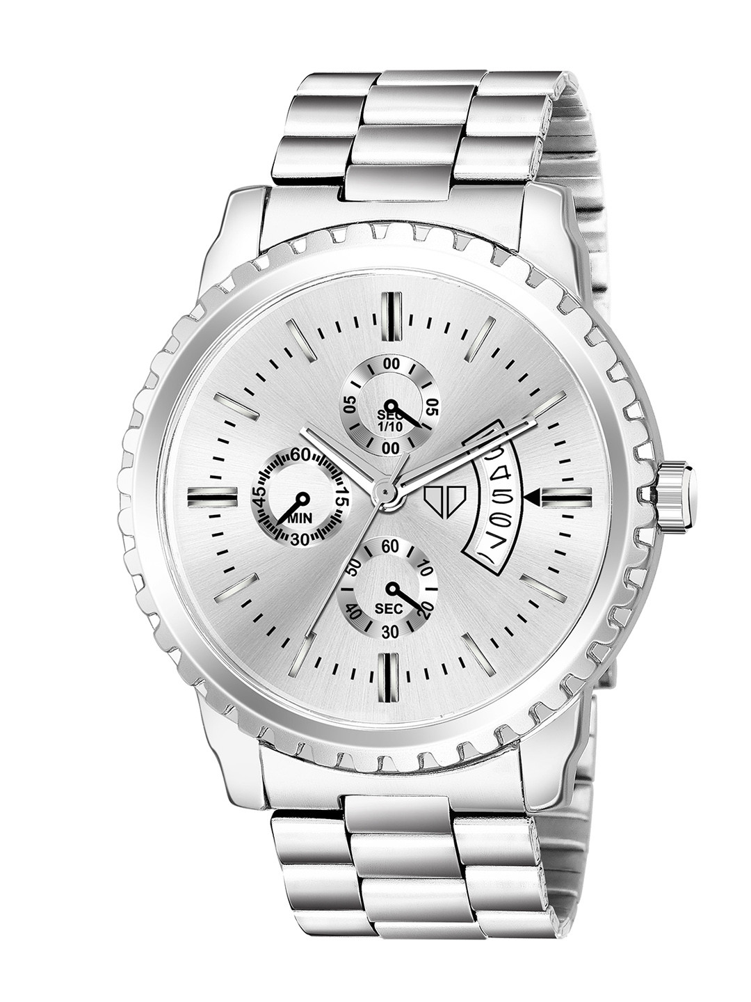 Walrus Men Silver-Toned Analogue Watch