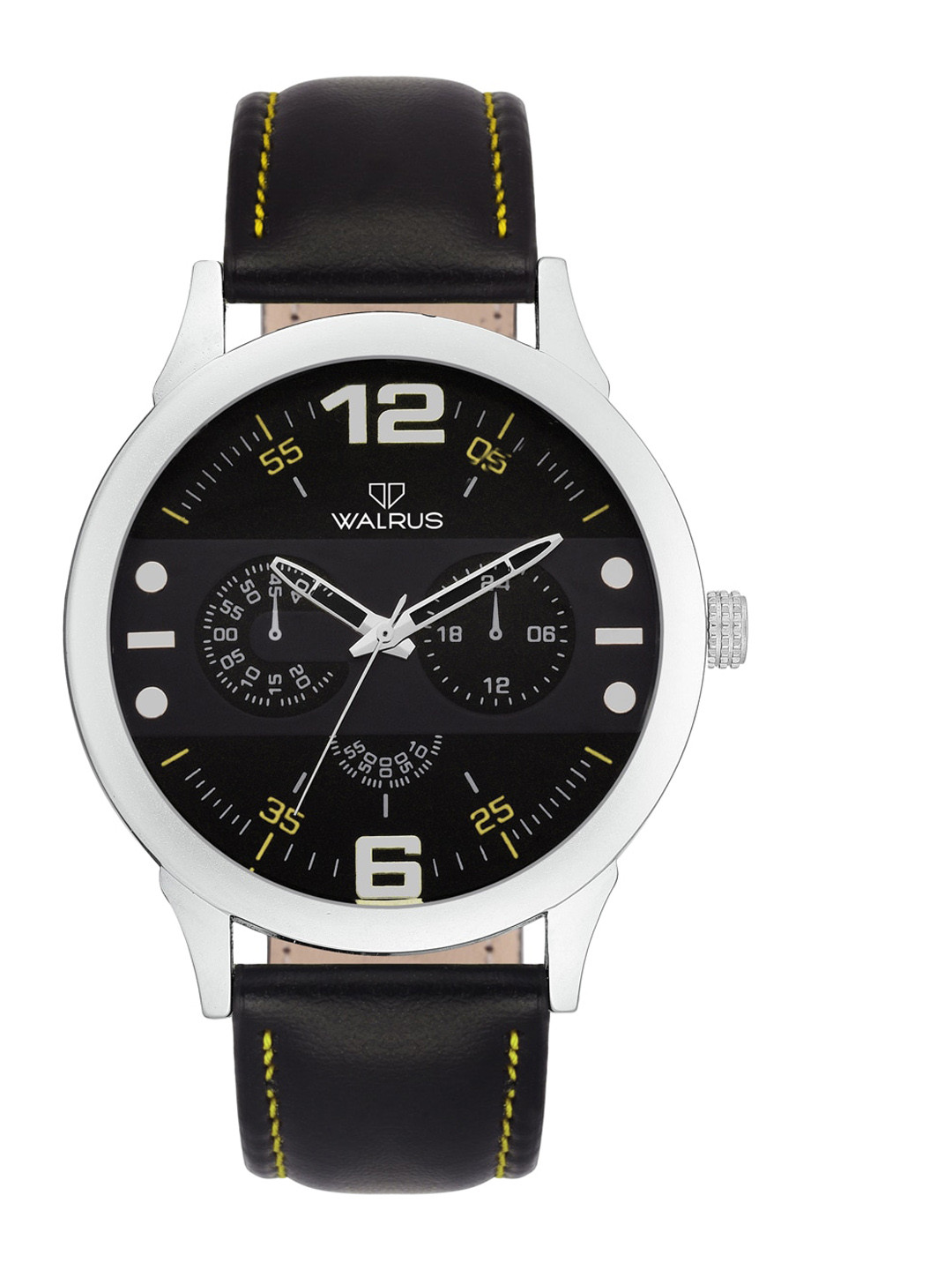 Walrus Men Black Analogue Watch WWTM-MACHINO-III-020207Y