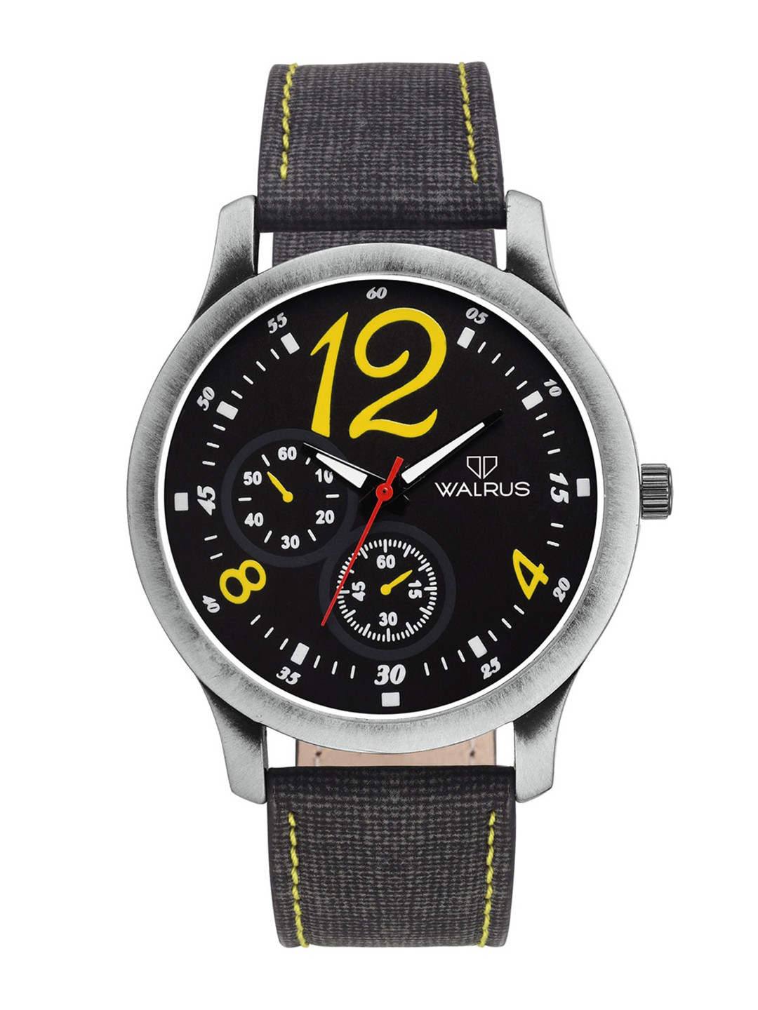 Walrus Men Shadow Black Analogue Watch WWTM-023434Y