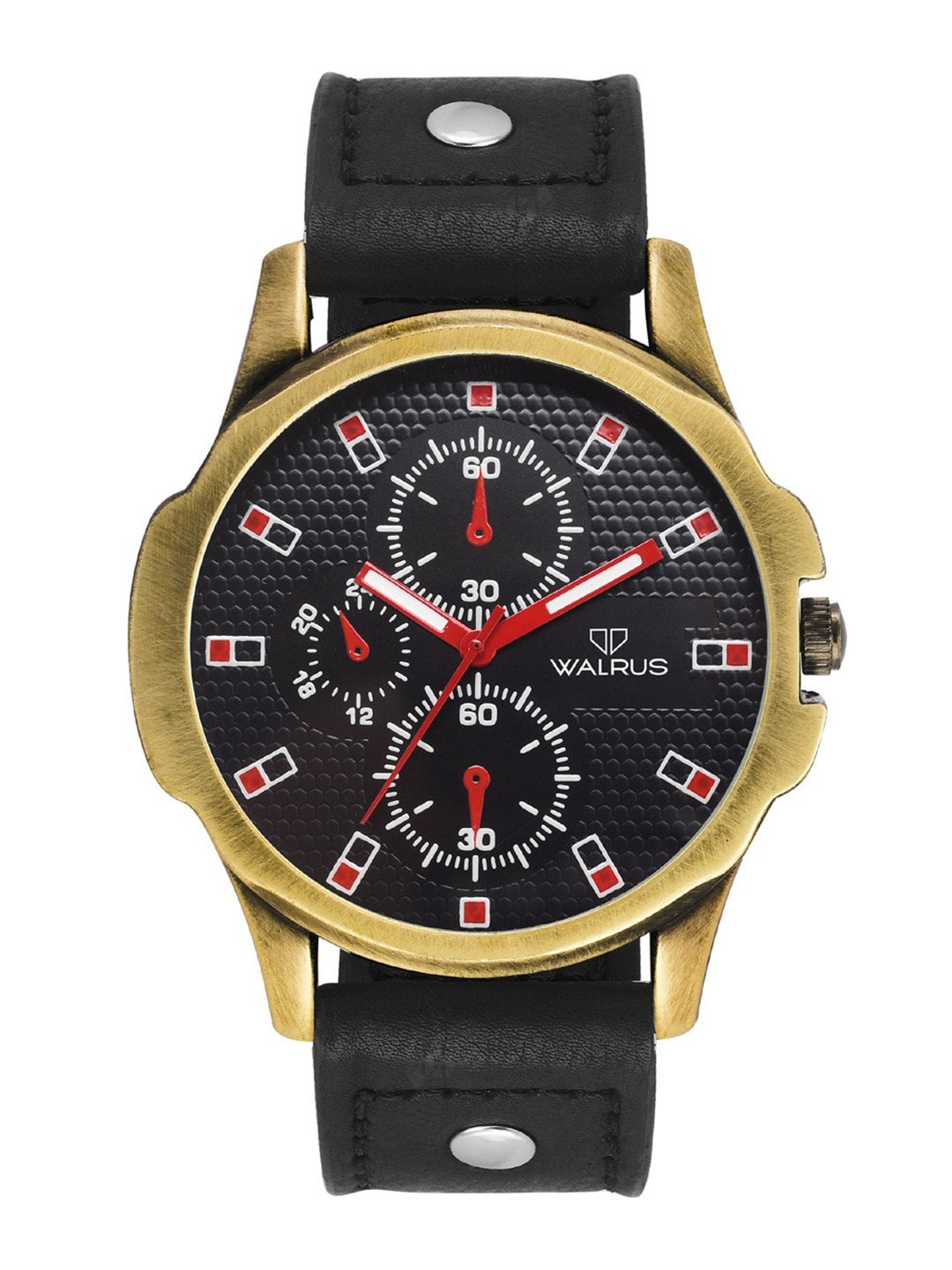 Walrus Men Black Analogue Watch MACHINO-020231
