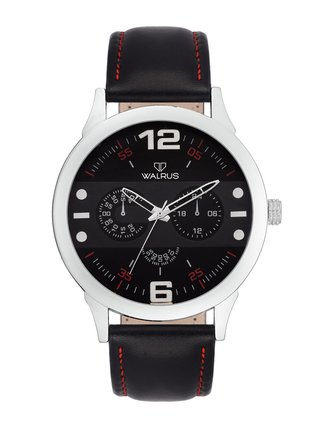 Walrus Men Black Analogue Watch WWTM-MACHINO-III-020207R