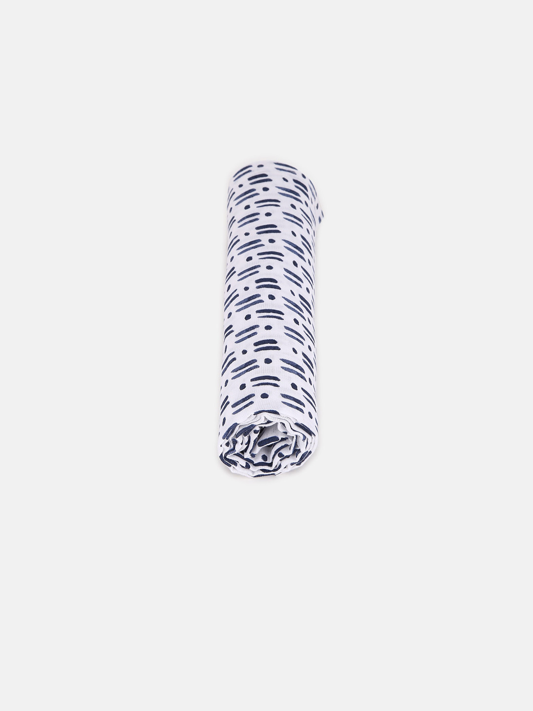 berrytree Infant Kids Navy Blue & White Printed Swaddle