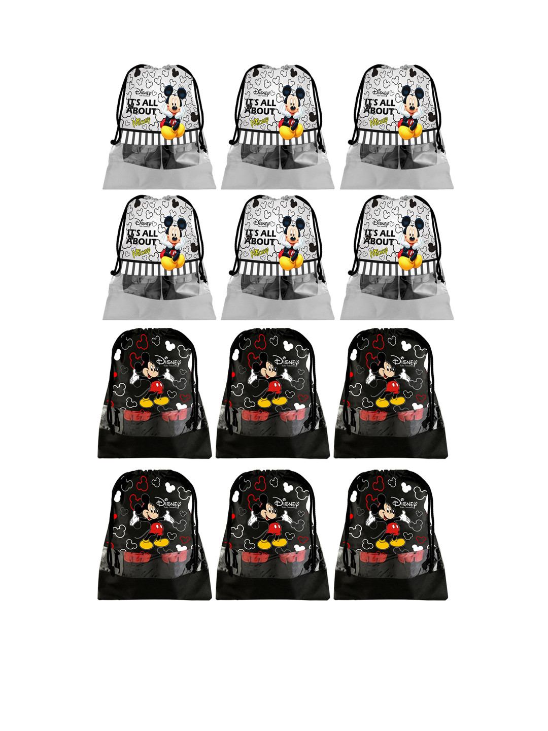 Kuber Industries Set Of 12 Disney Printed Dust-Proof Shoe Organisers