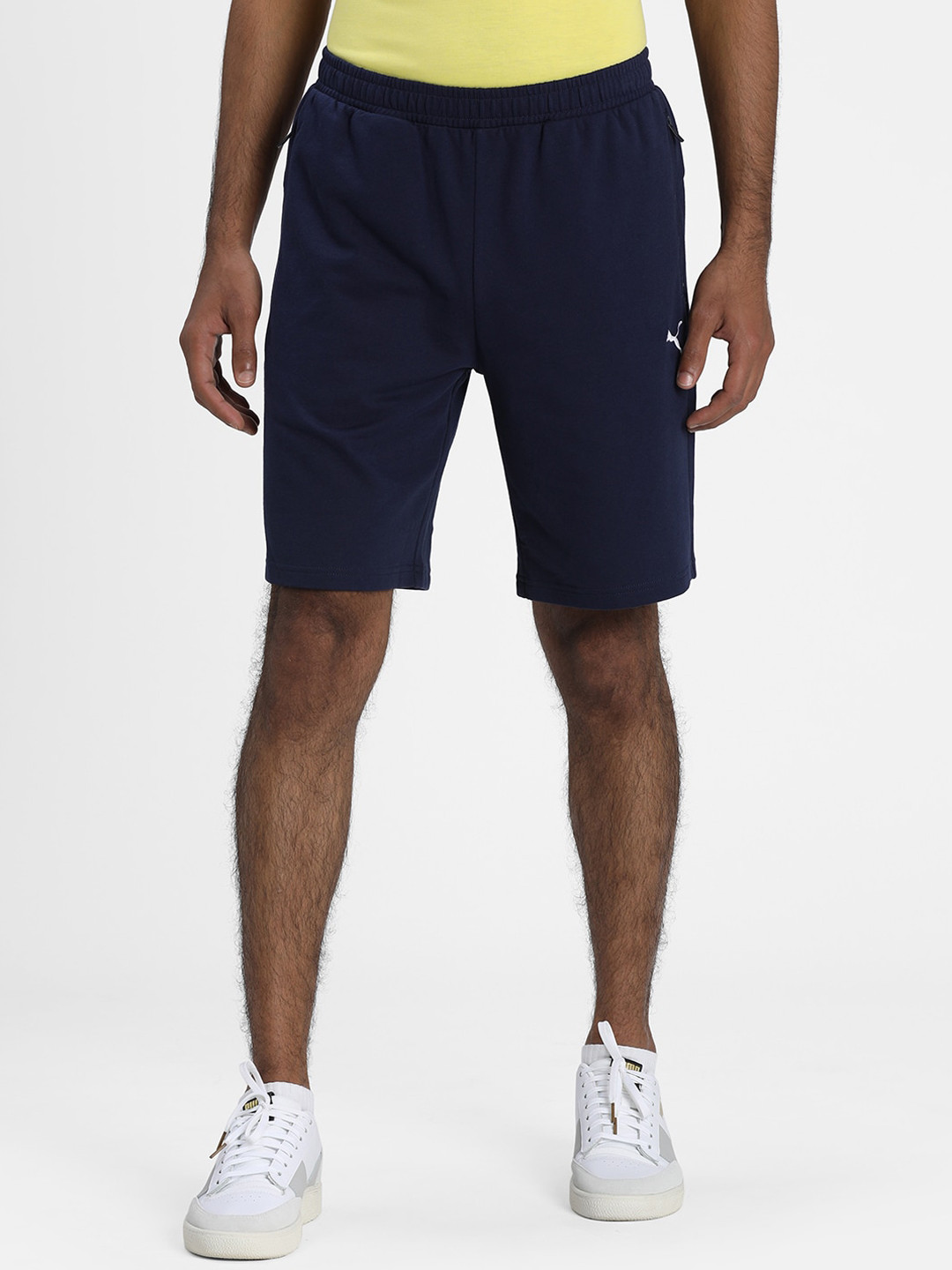 Puma Zippered Knitted Men Regular Fit Shorts