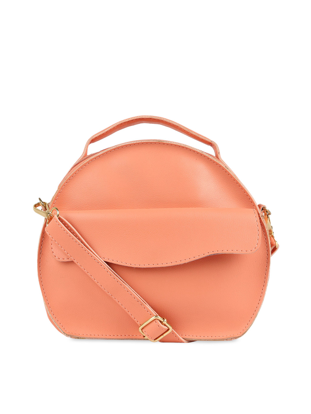 Bagsy Malone Pink Solid Handheld Bag