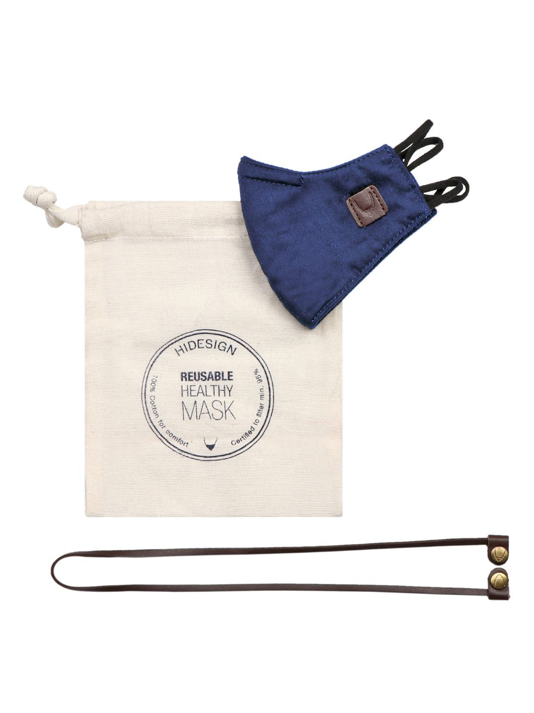 Hidesign Unisex Blue 1-Ply Protective Outdoor Mask