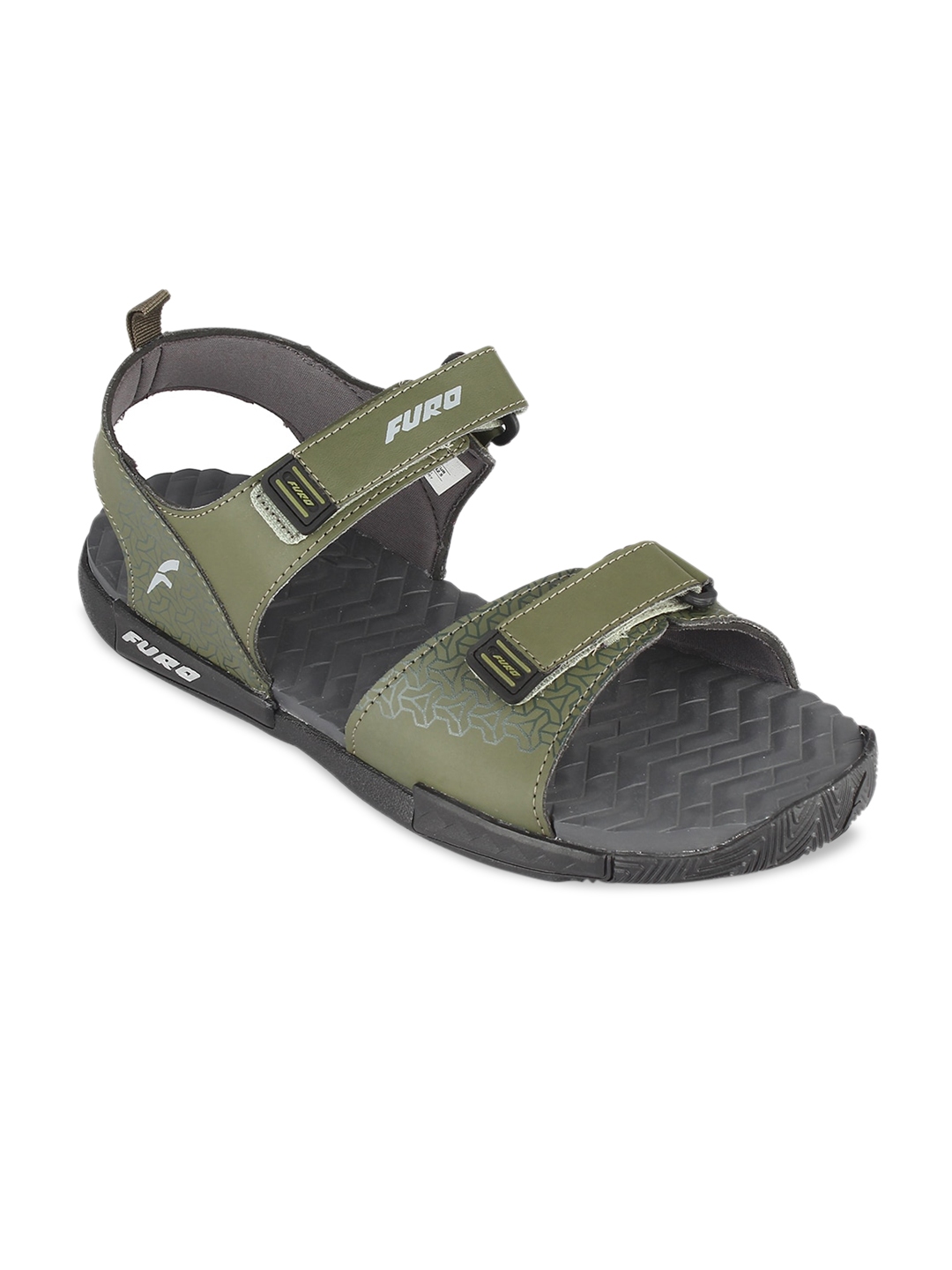 Buy FURO By Red Chief Men Green Printed Sports Sandals Sports