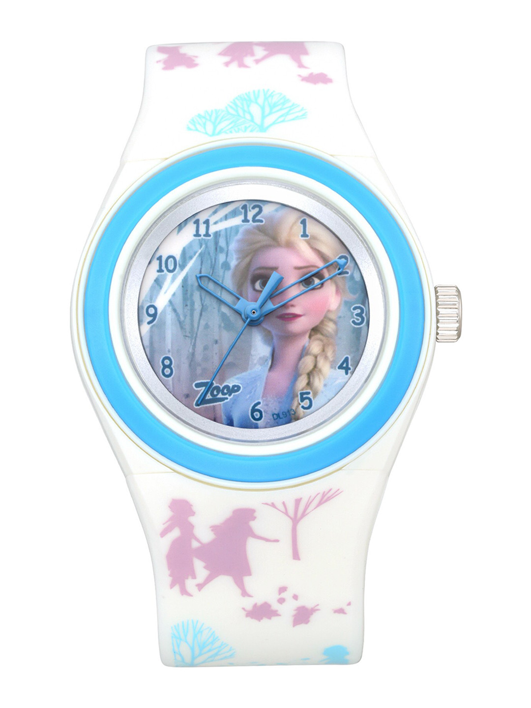 ZOOP from TITAN Kids White & Blue Analogue Watch C4048PP43