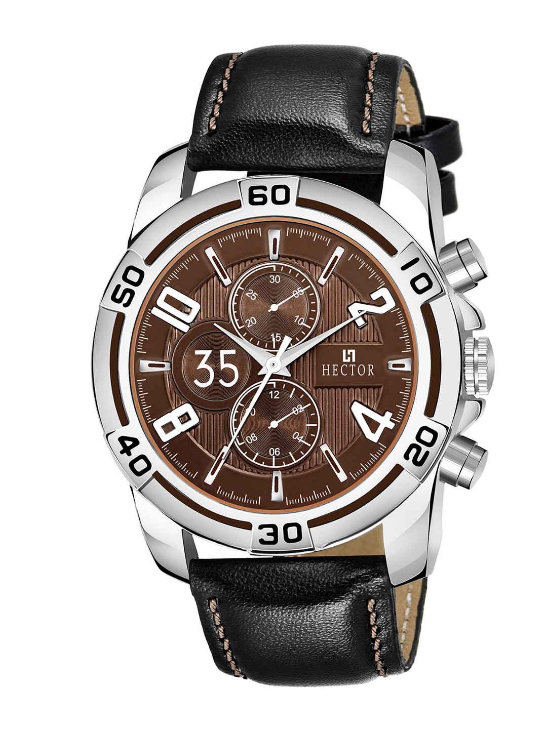 HECTOR Men Brown Analogue Watch HC16