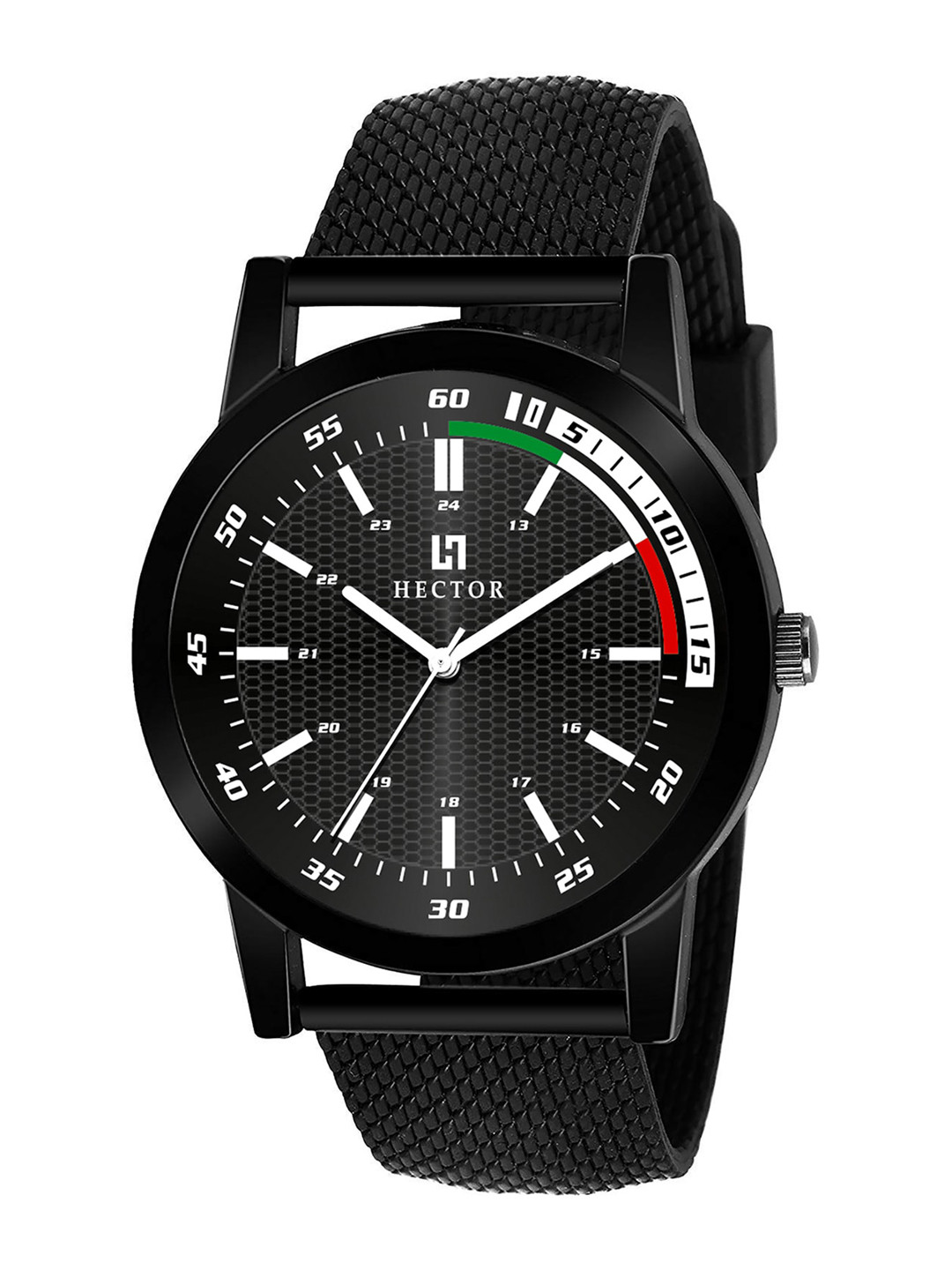 HECTOR Men Black Analogue Watch HC08