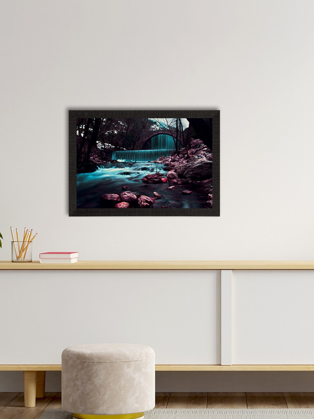 eCraftIndia Paper Wall Rectangle Paintings Wall Art -14 x 20In