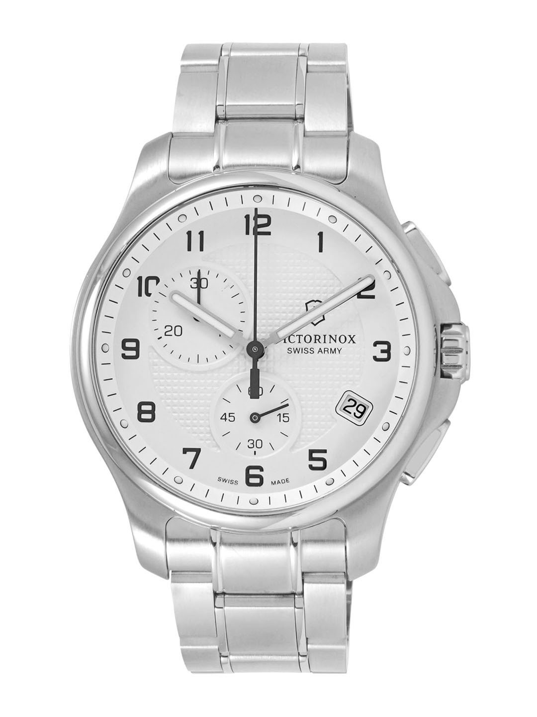 Victorinox Men Silver-Toned Analogue Watch 241554