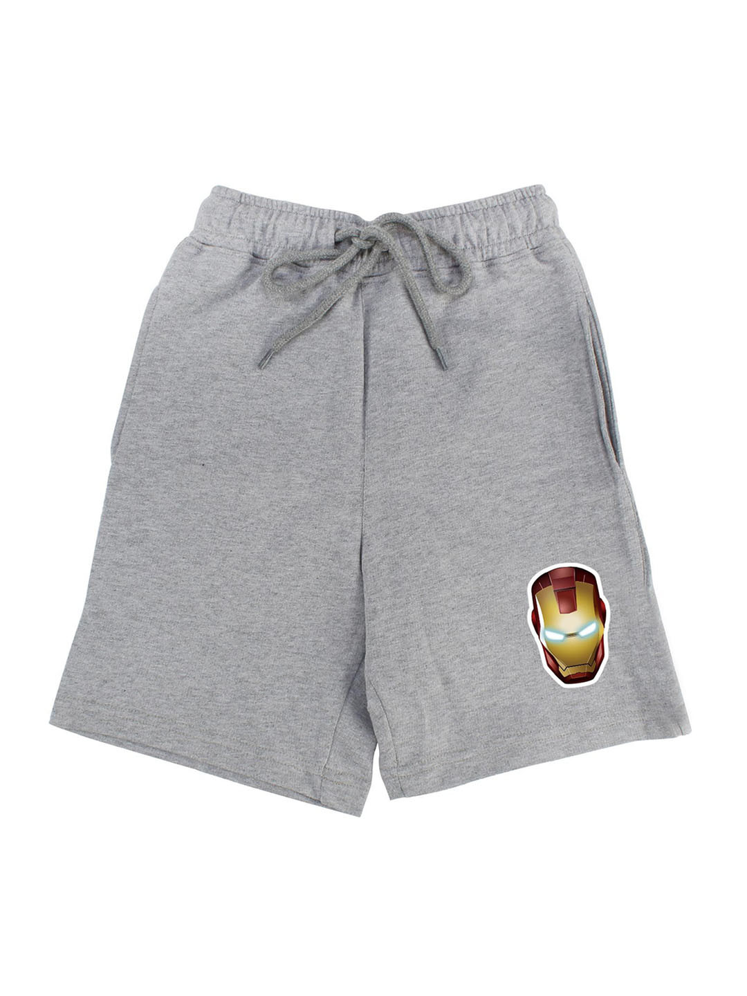 Marvel by Wear Your Mind Boys Grey Iron Man Regular Fit Regular Shorts