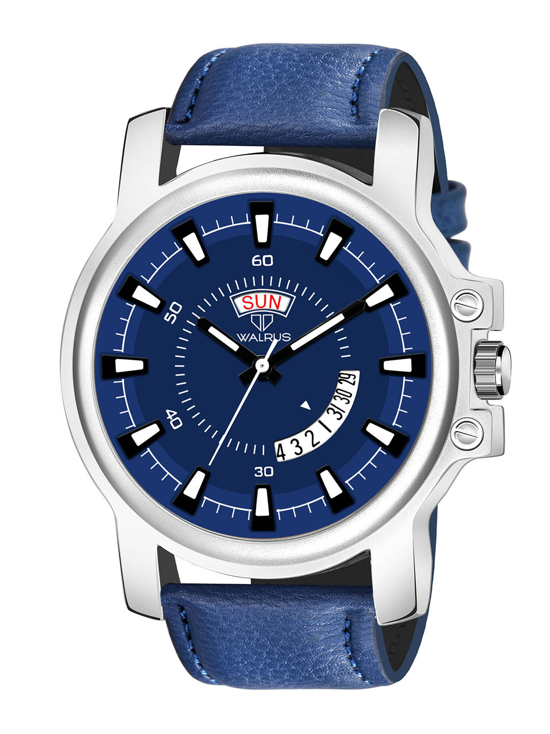 Walrus Men Blue Analogue Watch