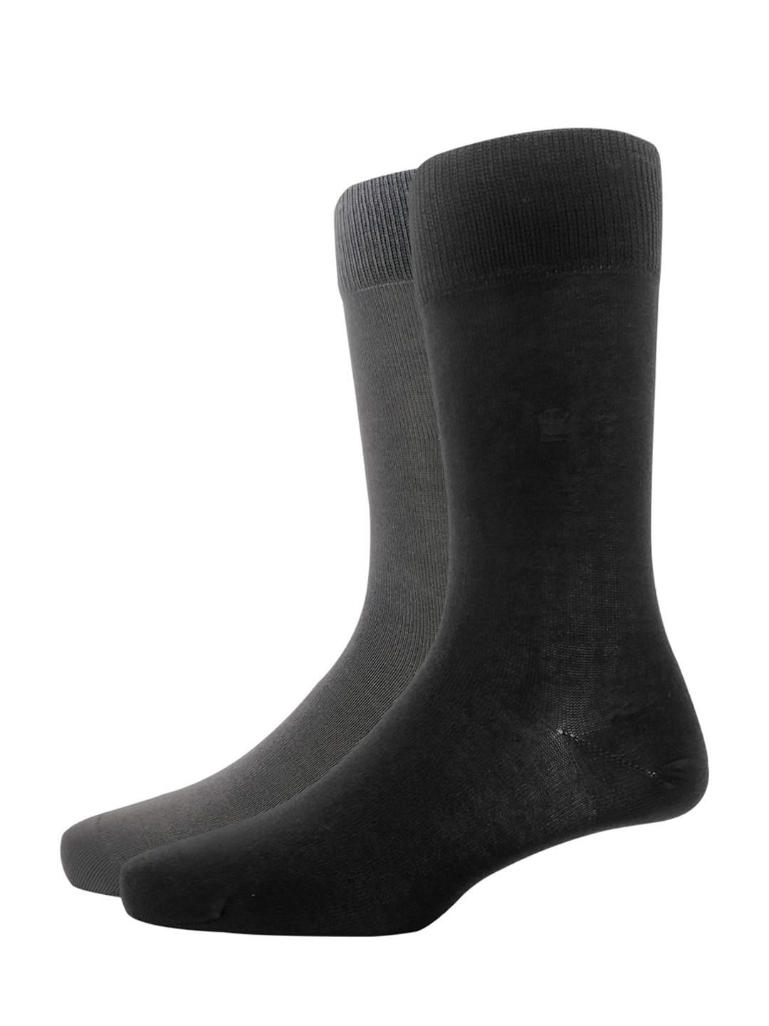 Louis Philippe Men Pack Of 2 Solid Calf-Length Socks
